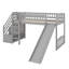 Lit mezzanine avec deux tiroirs et glissade-602824685