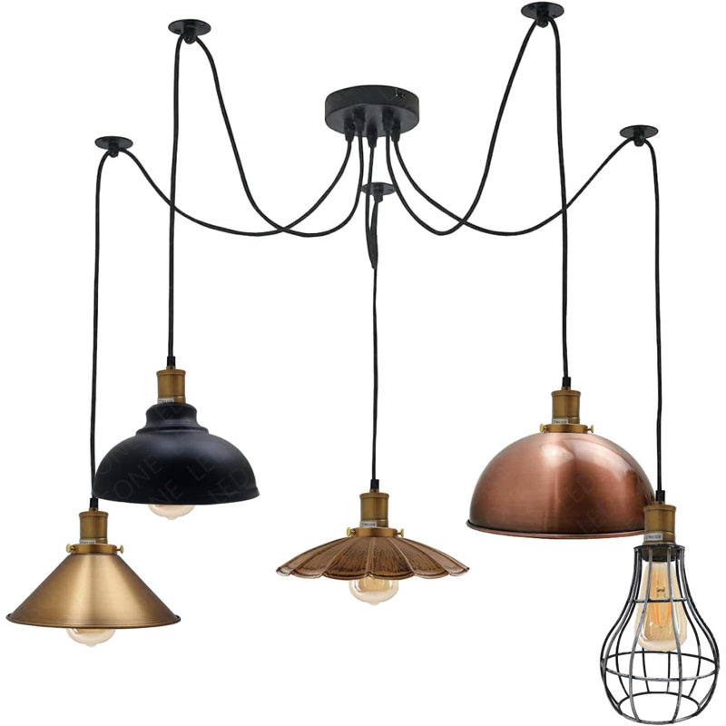 5 - Light Mixed Novelty Pendant