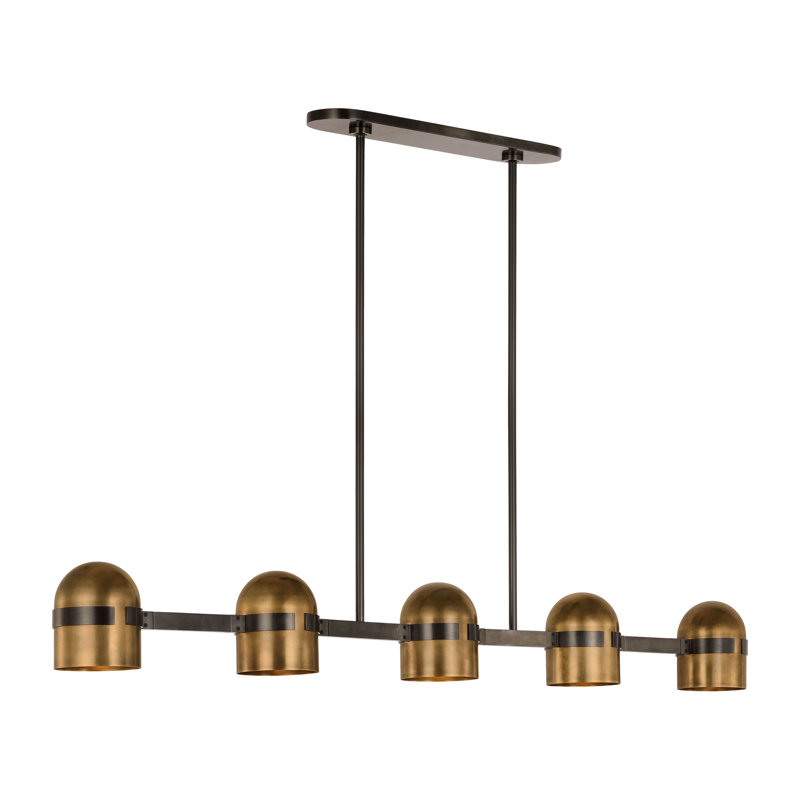 Avroko Octavia 5-light extra large linear chandelier