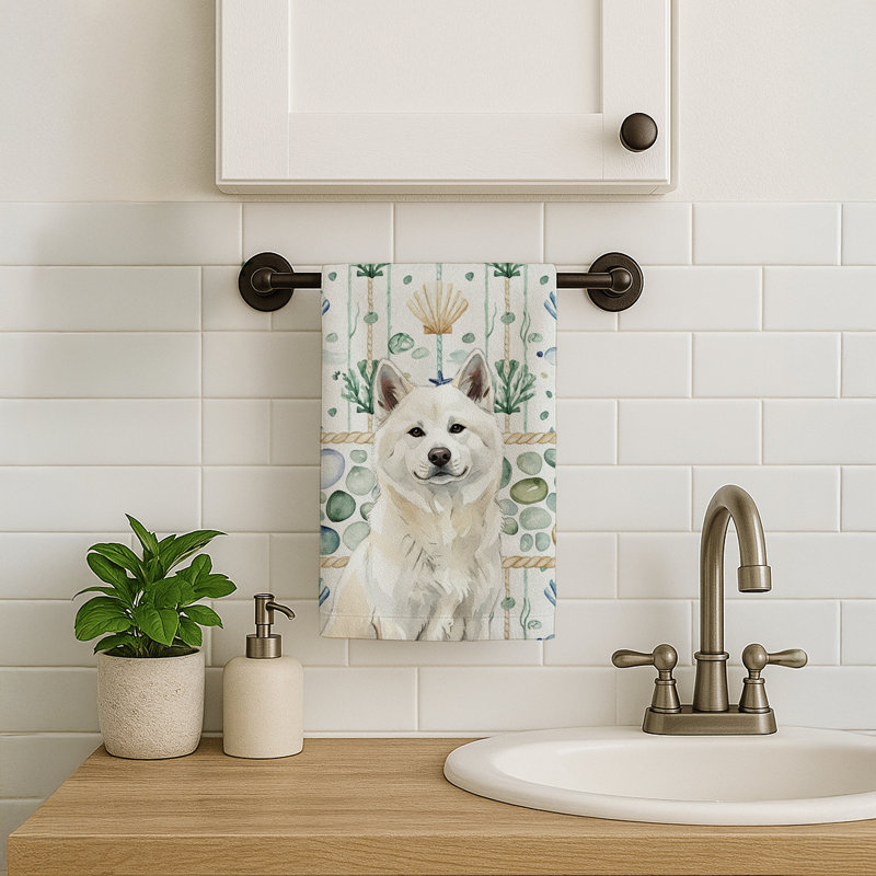Torchon blanc Akita, Akita blanc