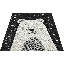 Power Loom White/Black Rug-1949183071