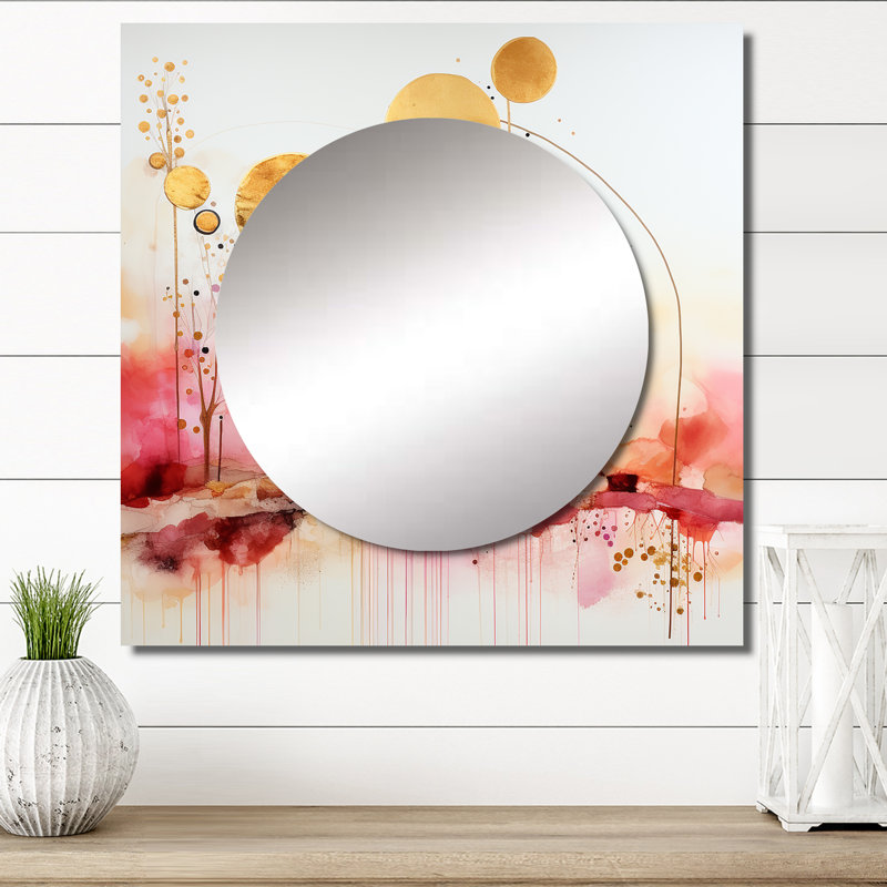 Miroir géométrique carré The Way To Grace, 23 po x 23 po