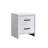 2 Drawer Nightstand White