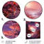 Horizon de rêve avec nuage mauve IV - paysage abstrait-1649536374