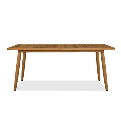 Kieran 70" Eucalyptus Outdoor Dining Table by AllModern