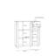 Amandla 108.8 cm W Chest of 2 Drawers-435423585