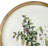 S/4 D19.5" Flora Print Round Frame