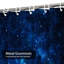 Rideau de douche Dark Night Sky Stars-1925246041
