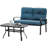 Craigmore 2 - Person Patio Conversation Sets with Cushions-1707101419