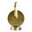 Lampe de table en laiton brossé 16 po Oloran