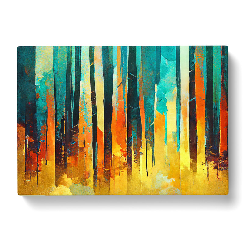 Awesome Abstract Forest Vol.1 - Wrapped Canvas, 50cm H x 76cm W x 3cm D