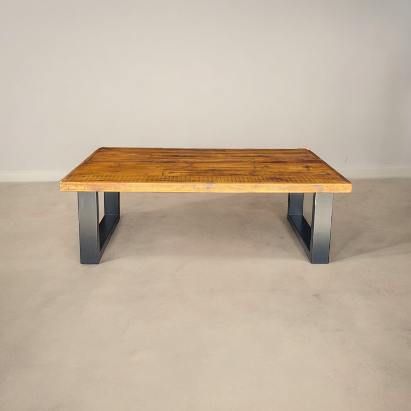 The Straight Plank Timber Revival Coffee Table, 16" H x 42" L x 30" W