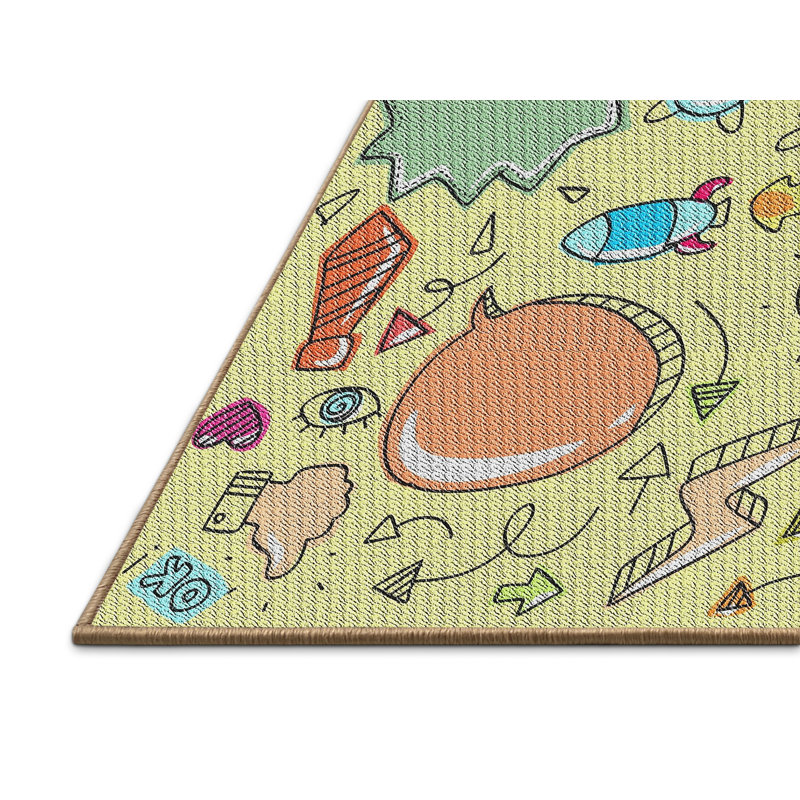 Curto Indoor Rug, Rectangle 6' x 9'