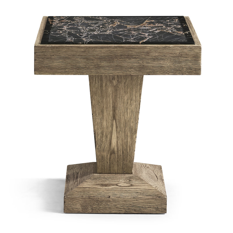 Echo Canyon Square Marble Side Table