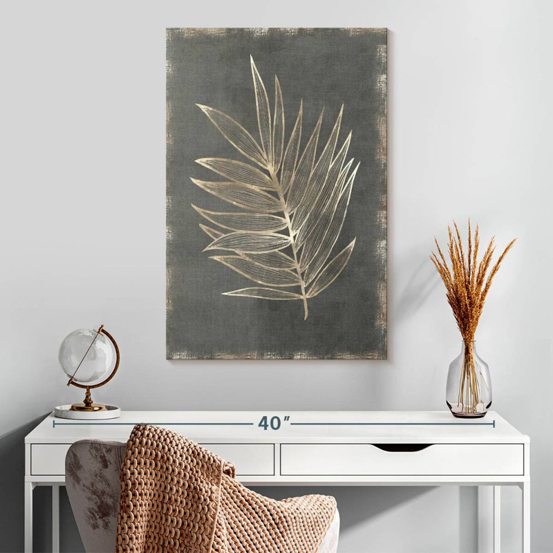Harnek Gilded Botanical I, 30" H x 20" W