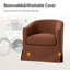 Fauteuil demi-tonneau pivotant Cristobal-174589586