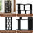 5-Tier Corner Bookshelf,L-Shaped Bookcase Freestanding Storage Shelf & Display Stand-1460804910