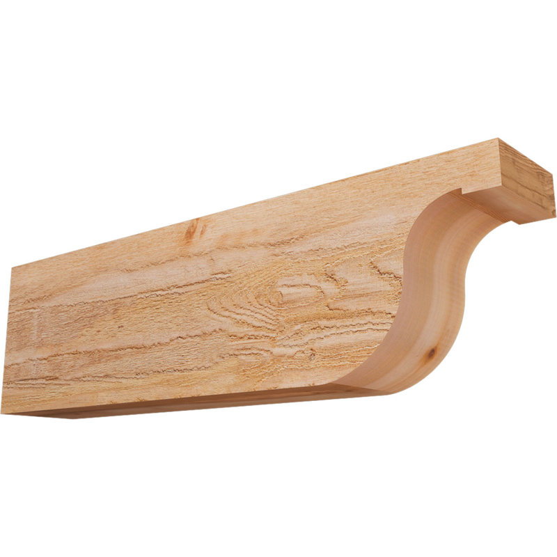 Queue de chevron Del Monte, Cèdre rouge de l'Ouest, 10"H x 6"W x 36"L