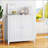White Double Door Storage Cabinet