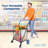 Shopping Cart With Wheels And Waterpoof Shopping Cart Liner - Robust Heavy Duty Shopping Carts With Wheels Supports Up To 110 Lbs - Portable Shopping Cart - 18.97" X 22.67" X 41.06"