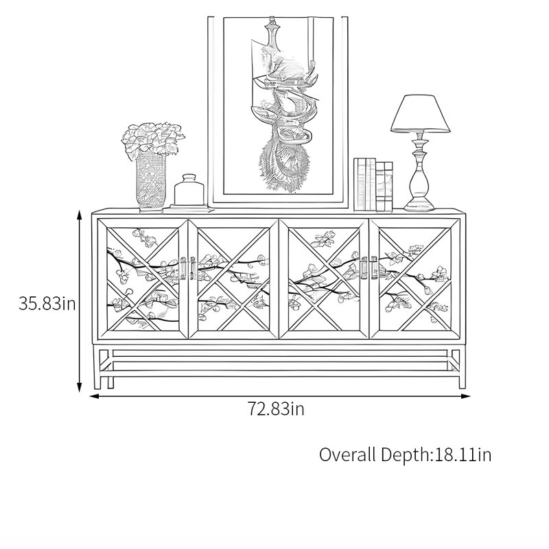 Book-Inspired Cabinet with Embossed Details