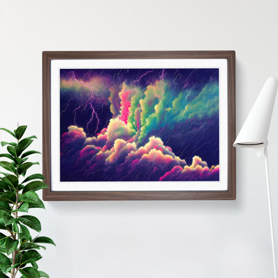 Colourful Thunderstorm Vol.2 - Single Picture Frame Print