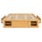 Solid Wood Platform Bed Frame, Bunk Bed With Desk, Loft Bed, Queen Size Platform Bed Frame Natural-1225928261