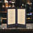 WeChef LED Back Lit Light Menu Holder Cover Folding Double Panel Fits 5.5''x7.1'' Paper