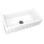Island 35.75'' L Single Basin Kitchen Sink-130889202