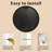 Round Mirror, Brushed Aluminum Alloy Frame Wall Mounted Circle Mirror, Vanity Mirror For Bathroom Over Sink, Living Room, Bedroom, Entryway, Hallway-161016738-161016737