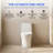 Dual Flush One-Piece Toilet - Elongated Comfort Height 15.75" Floor Mounted Toilet, 1.1/1.6 GPF WaterSense & CUPC Certified, Soft Close Seat, Skirted Design