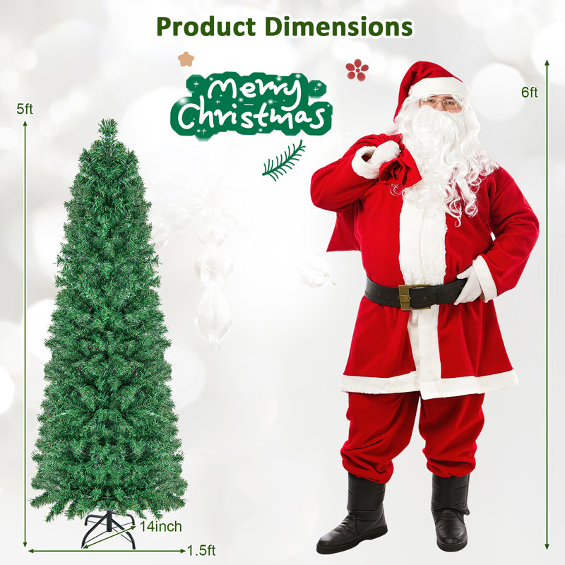 Arbre de Noël illuminé pin artificiel, 5 pi