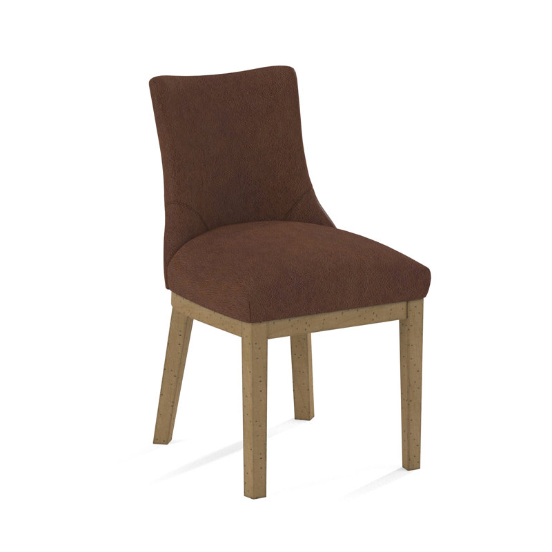 Upholstered Dining Chair, Applause Coconut Husk, White