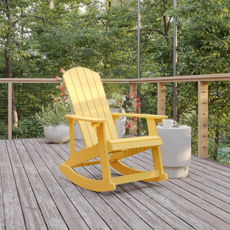 Chaise berçante Adirondack Savannah, Jaune
