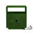 2 Drawer Mid-Century Nightstand-519804498