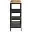 Ocain 110cm Solid Wood Top Console Table