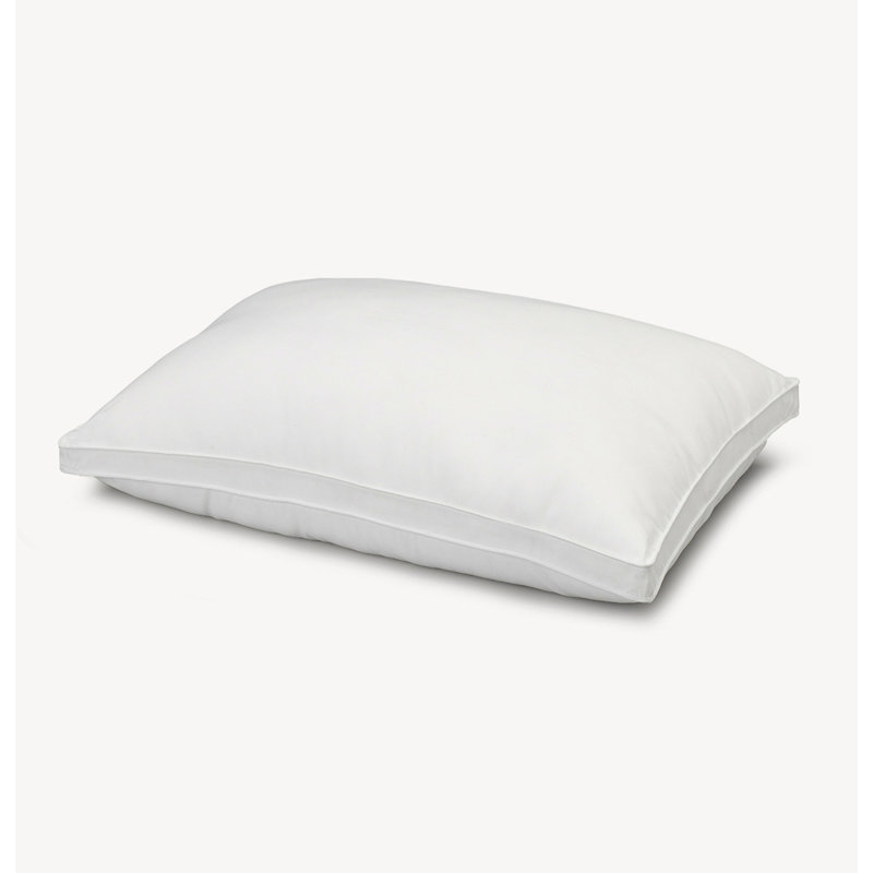Boden Gusseted Microfiber Pillow, Medium/Firm Density, Queen Pillow: 20" x 29" x 5"