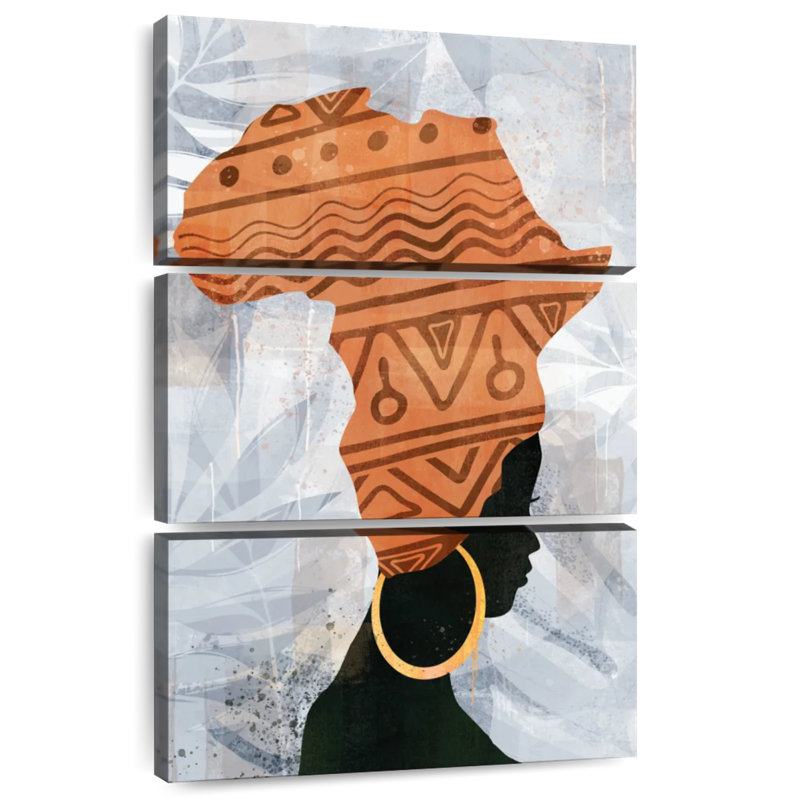 Bandeau imprimé tribal, H 38 po x l 24 po