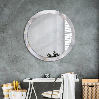 Huldar Glass Flat Wall Mirror