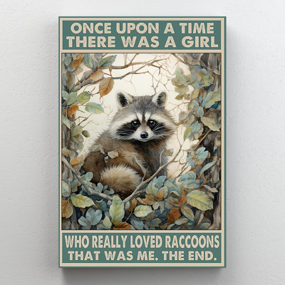 Who Really Loved Raccoons - 1 Piece Rectangle Grap " Who Really Loved Raccoons "