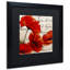 «Coquelicots Rouge I» par Jadaya, impression encadrée-20093546-20093548-64114791