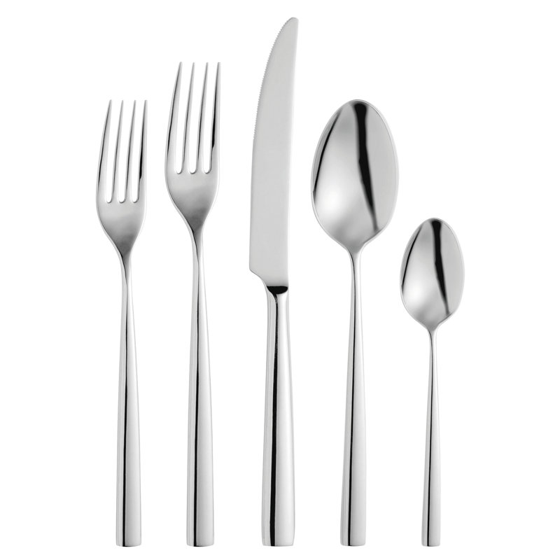 Ensemble de couverts 5 pièces en acier inoxydable 18/10 Luce, service pour 1 personne