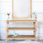 Rustic 47.98" Long 3 - Tier Console Table With Design For Entryway, Hallway And Living Room, Build, Versatile Use Cases Design, Multiple Spaces, Wood, Ample Storage Arrangement