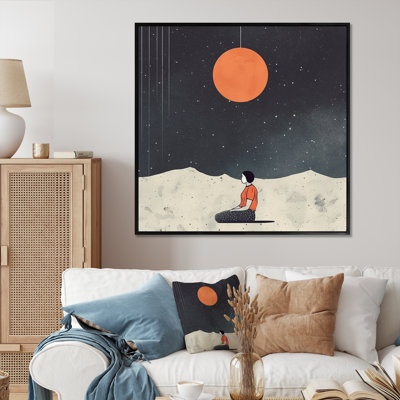 Minimalisme solidaire paysage II sur toile