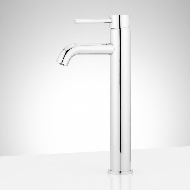 Lexia 1.2 GPM Vessel Single Hole Bathroom Faucet, Chrome