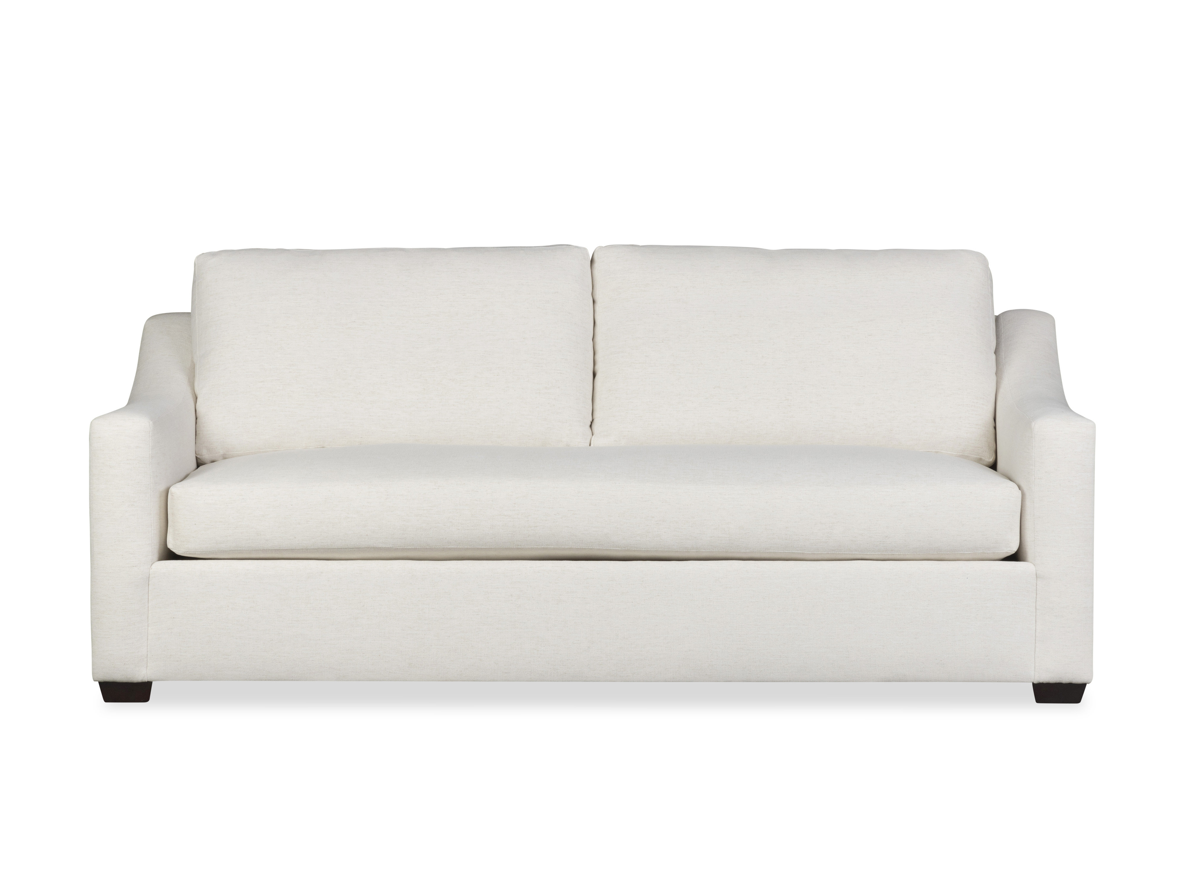 Navy Classic Ticking Stripe Upholstered Custom Classic Sofa