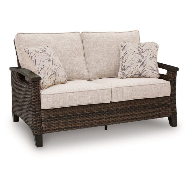 Drakes Beach Outdoor Loveseat With Cushion