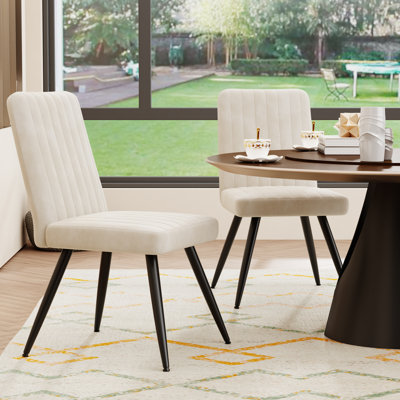 Chaise d'appoint en velours Bozhidar