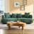 102" Upholstered Curved Sofa Couch-1943477310