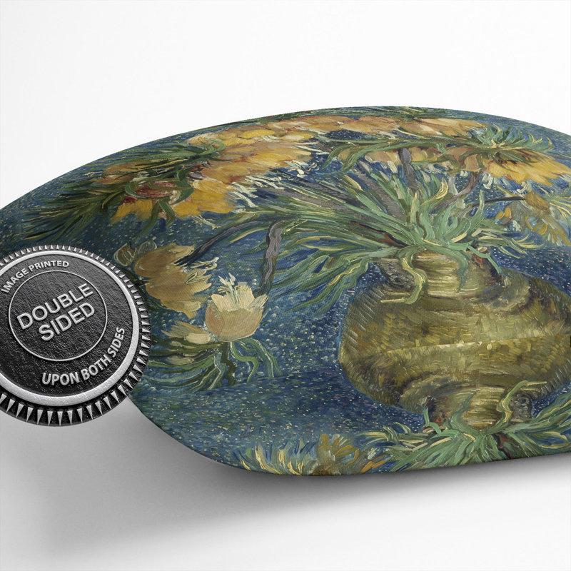 Square Cushion, 55cm H x 55cm W x 20cm D, Blue
